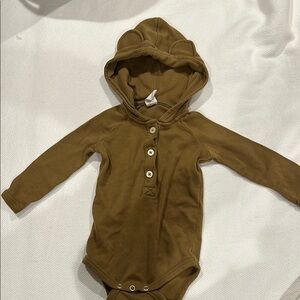 Kate Quinn hooded long sleeve onesie with ears